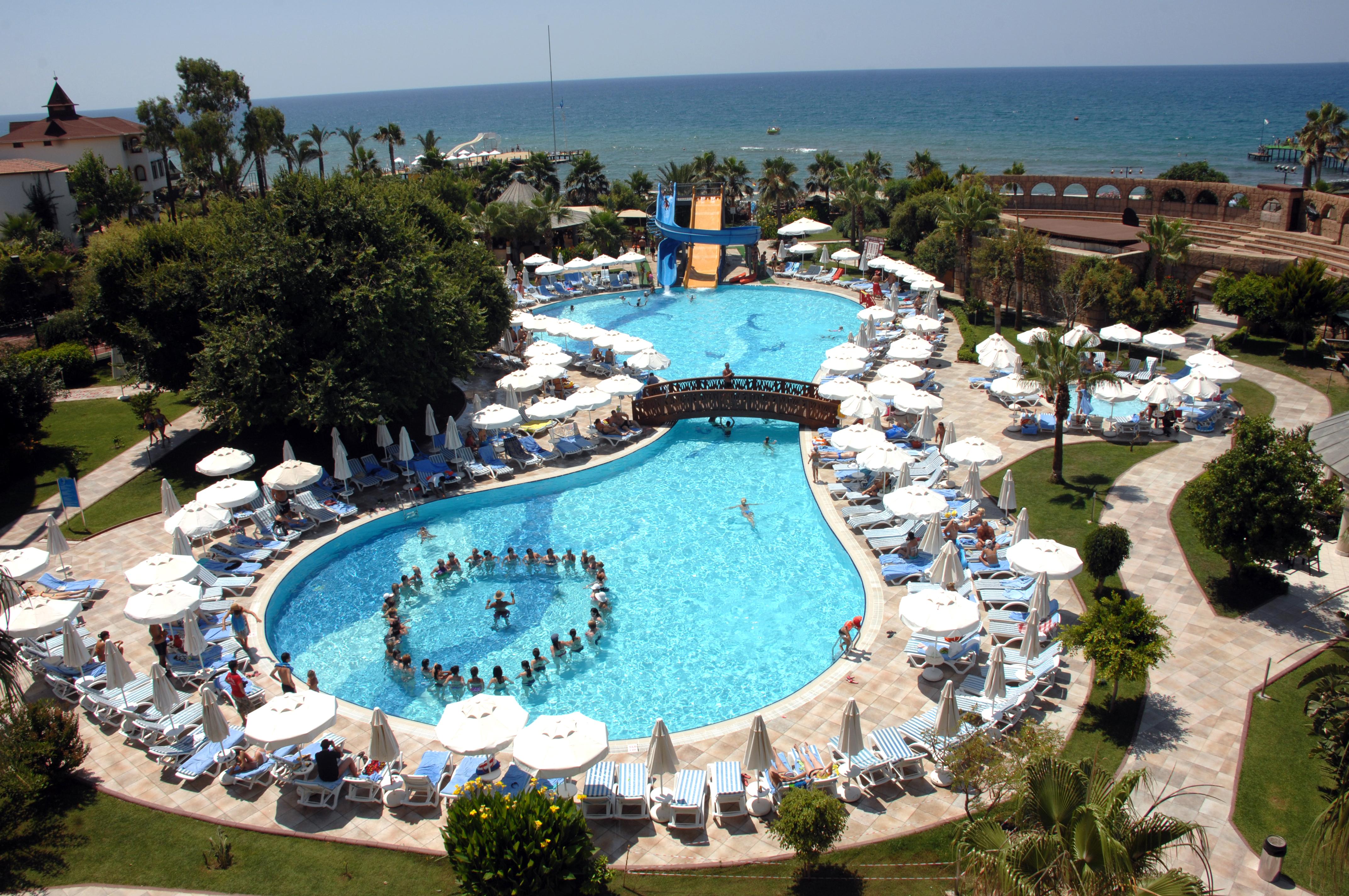 Palmeras Beach Hotel Ultra All Inclusive Konakli Bagian luar foto